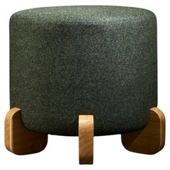 21st Century Ipanema Stool, COM and Natural Oak Feet by Duistt