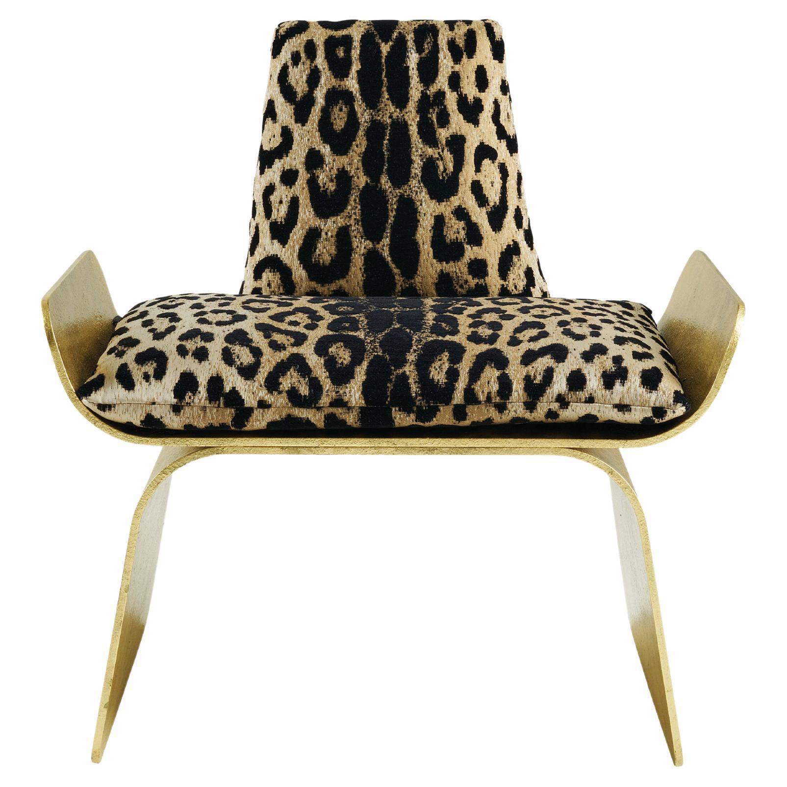 Fauteuil Iranja du 21e siècle en jacquard par Roberto Cavalli Home Interiors