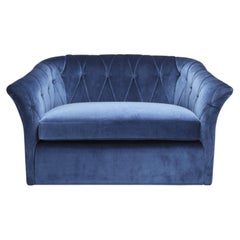 21st Century Isabella Lounge Chair, in Cotton Velvet by Duistt