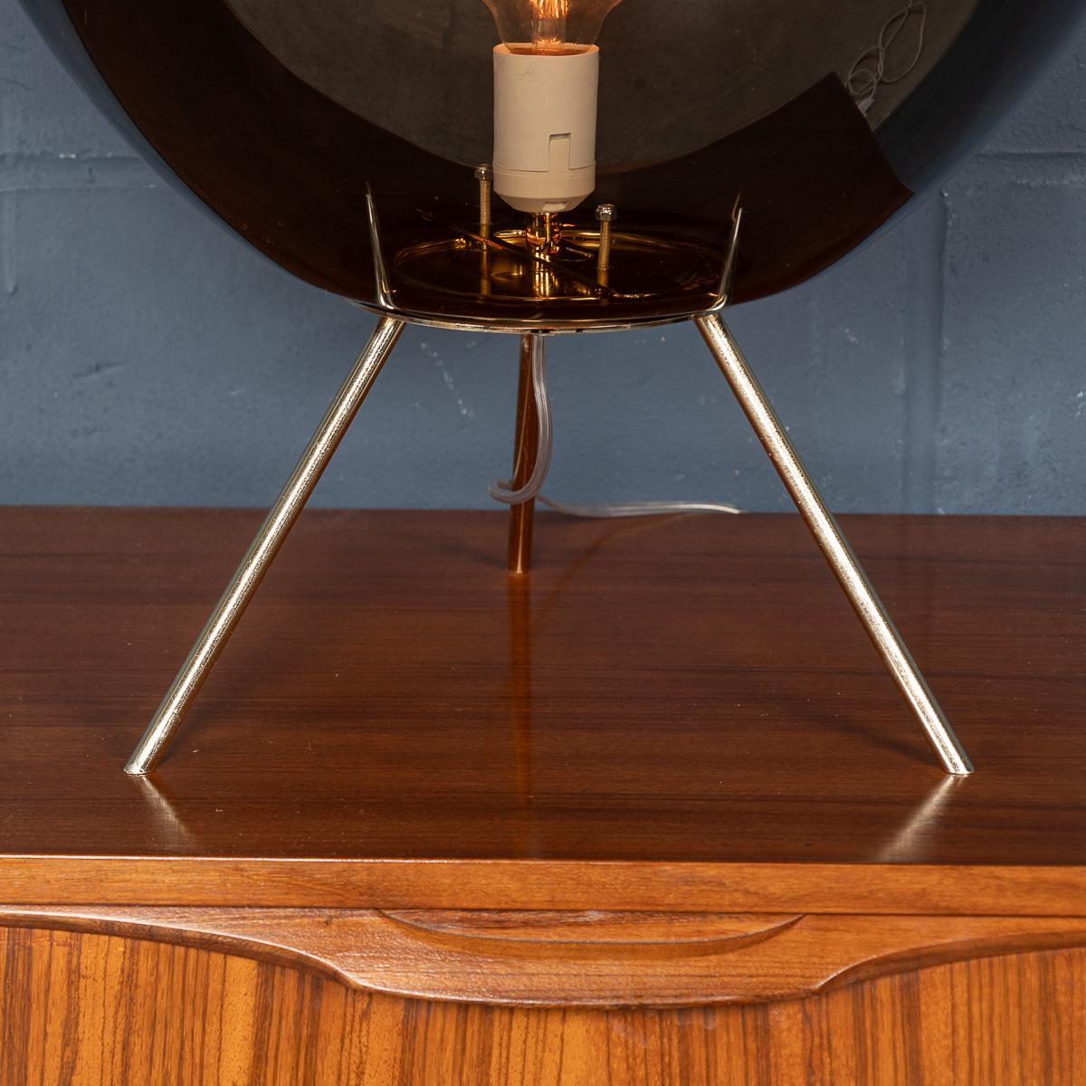 Lampe de bureau italienne du 21e siècle en verre ambré, Murano en vente 3