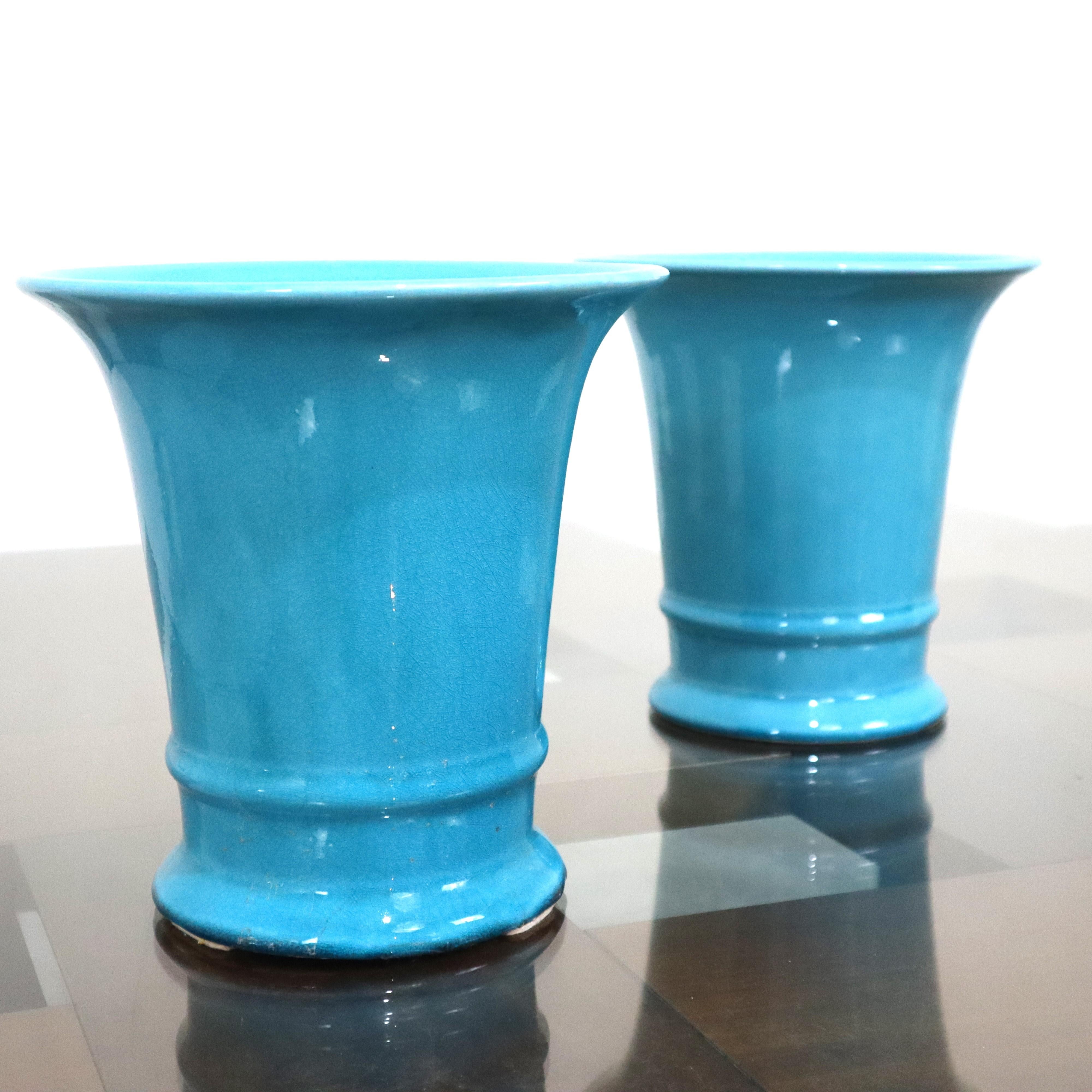 Vases en céramique bleue italienne du 21e siècle Collection Marka Sia, Italie, années 2000 Excellent état - En vente à Nicolosi, IT