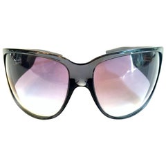21st Century Italian Blue & Swarovski Crystal "GG" Logo Sunglasses By, Gucci