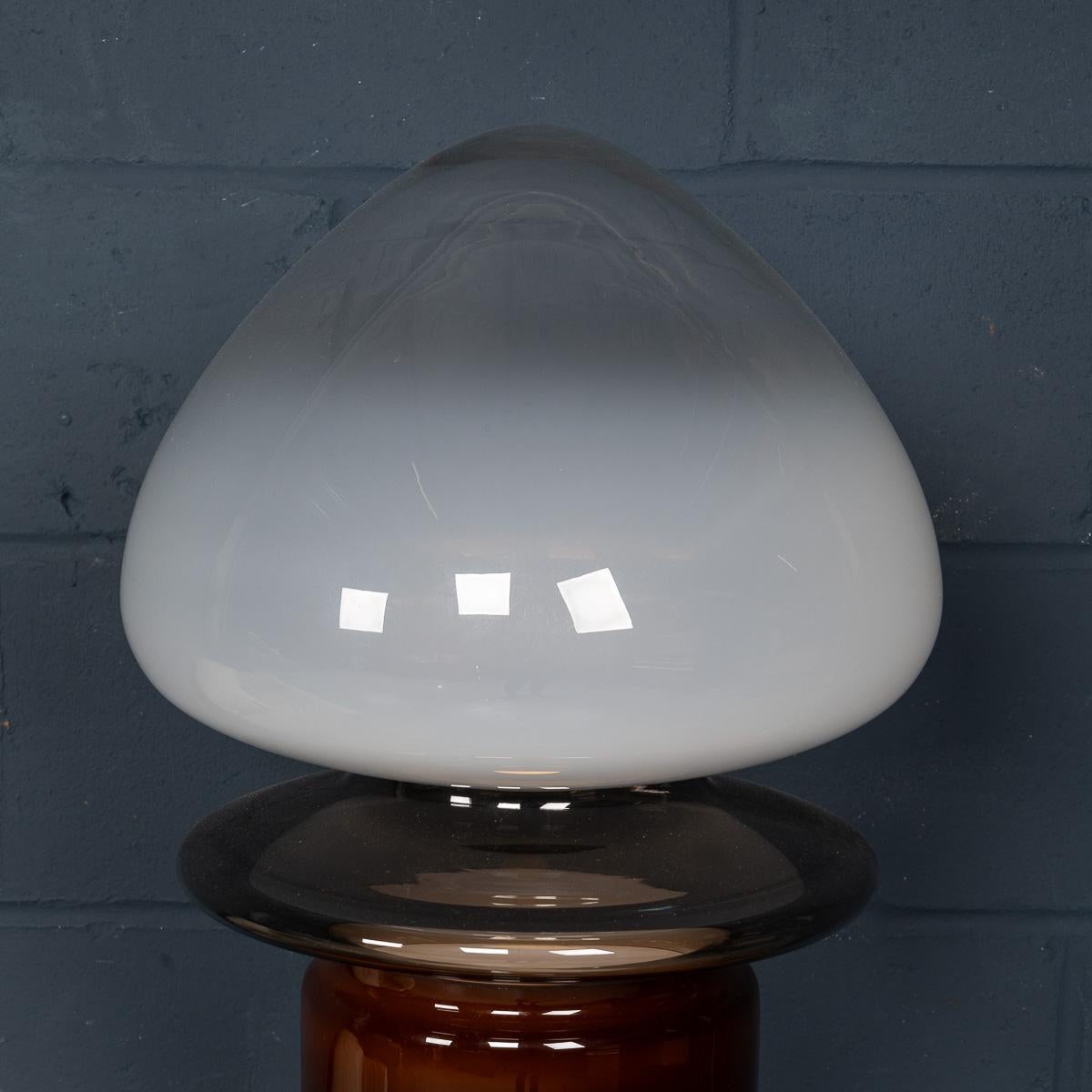 XXIe siècle et contemporain Lampe en verre soufflé italienne contemporaine du 21e siècle, Murano en vente