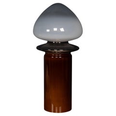 Lampada in vetro soffiato a mano italiana del XXI secolo, Murano