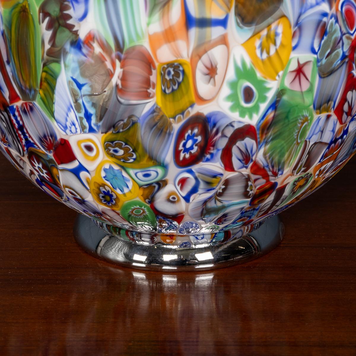 Italienische Eiförmige Tischlampe des 21. Jahrhunderts von Murrina Millefiori, Murano im Angebot 3