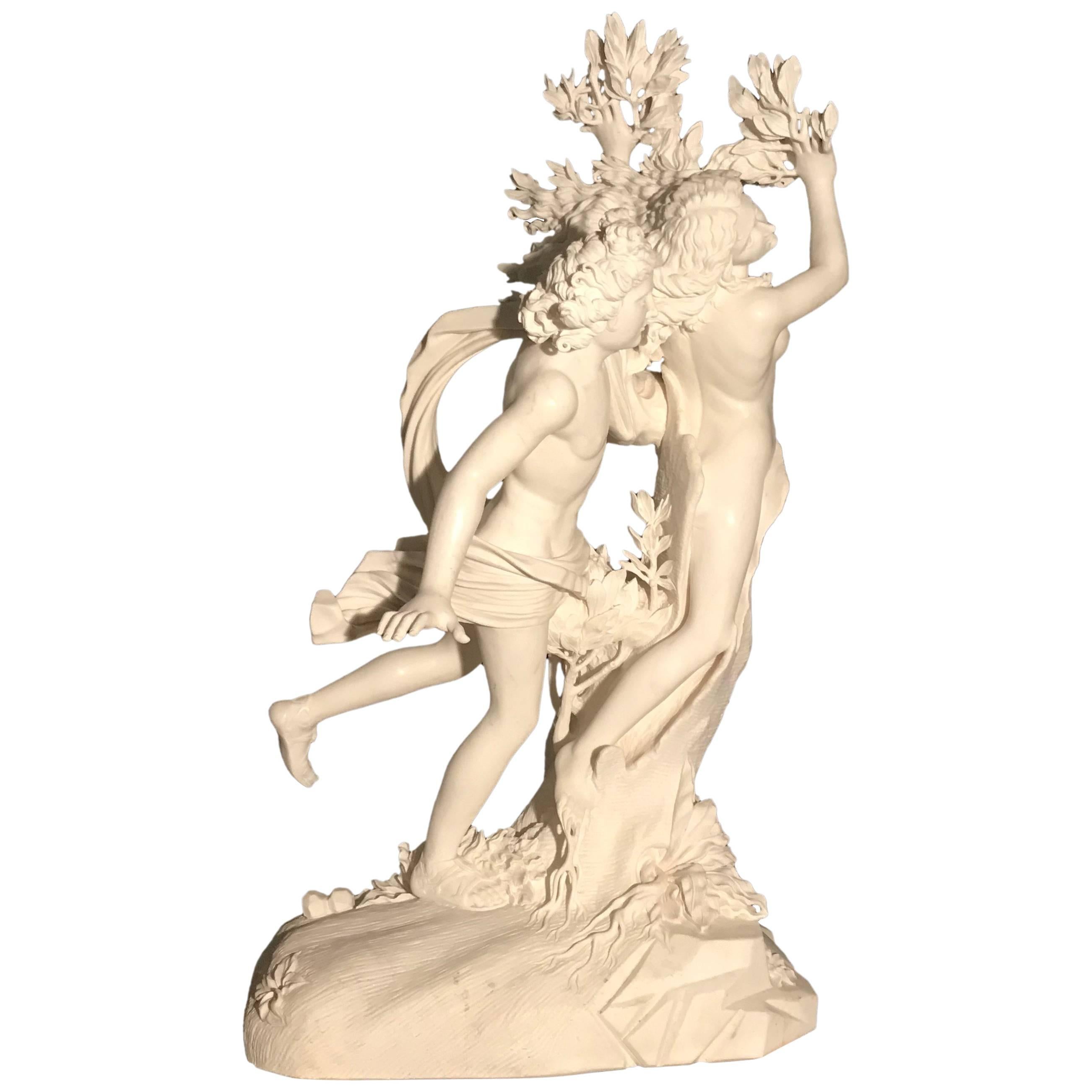 21st Century Italian Marble Sculpture of Apollo E Dafne Gian Lorenzo Bernini For Sale