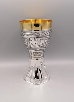 21st Century Italian Sterling Silver Chalice