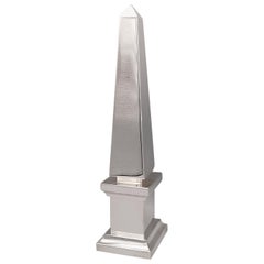 Obelisco italiano in argento del XXI secolo