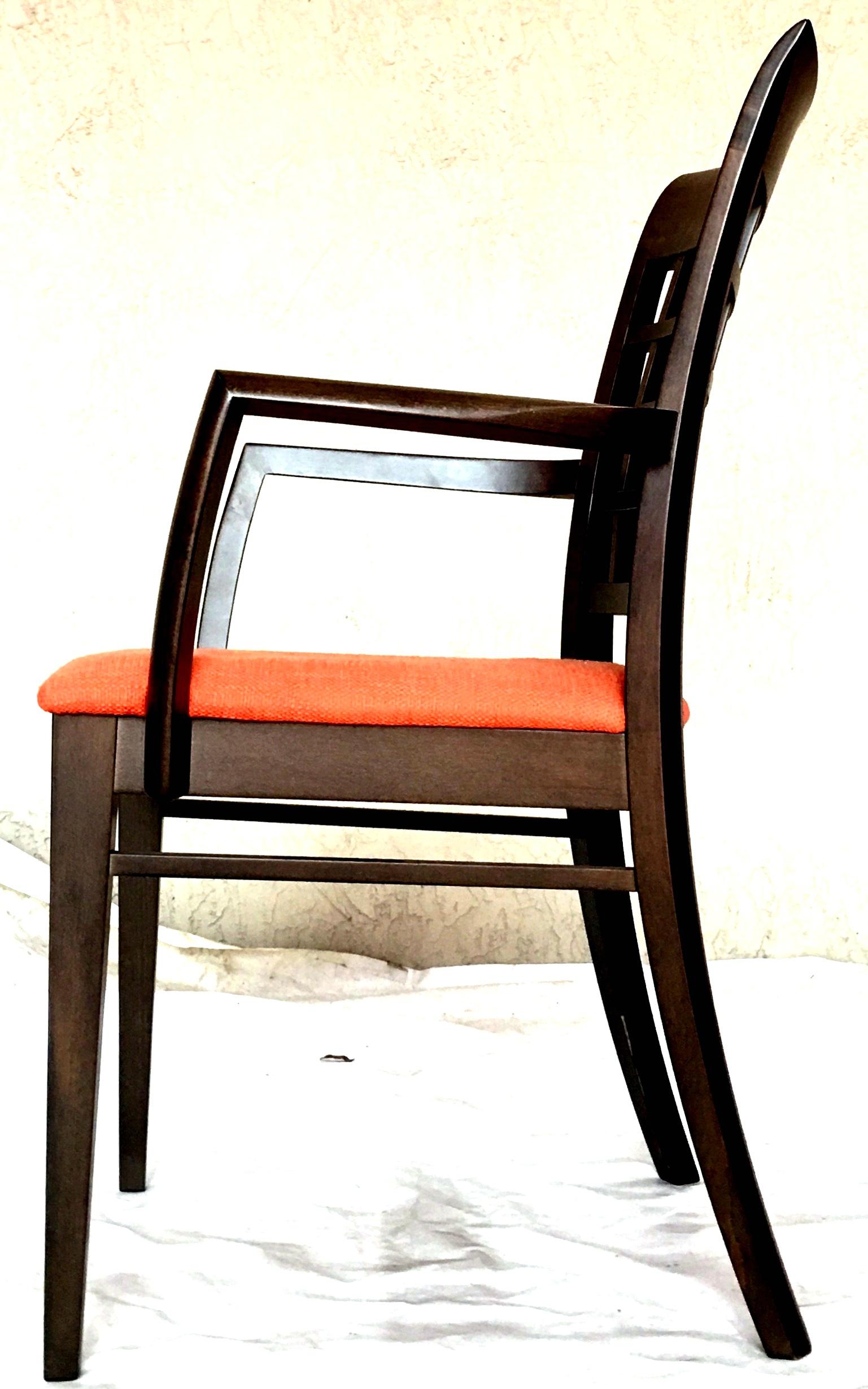 chaises de salle à manger tapissées italiennes du 21e siècle par Potocco pour Roche Bobois-S/6 2