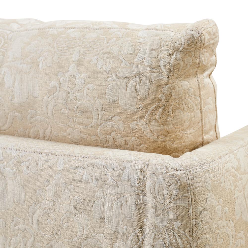 21st Century Italian Zanotta Sofa Upholstered in Schumacher Fabric  In Good Condition In New York, NY