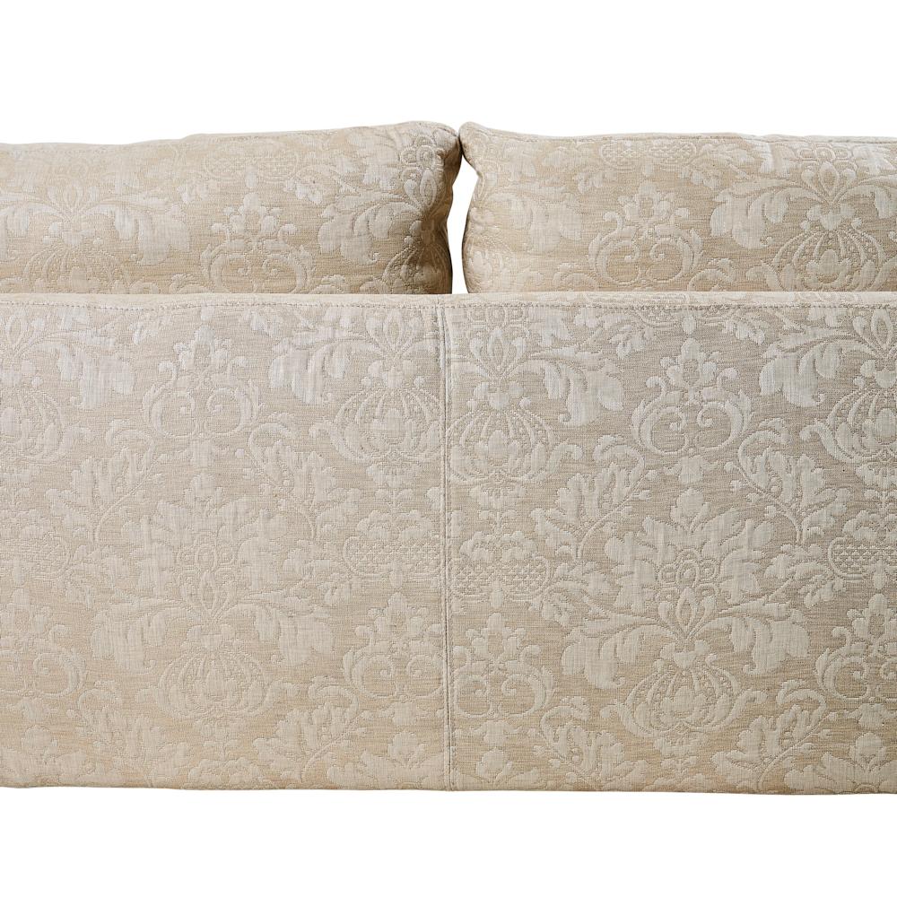 21st Century Italian Zanotta Sofa Upholstered in Schumacher Fabric  1