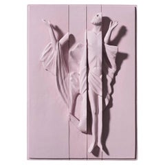 21st Century Italy, Christ Pink Panel, Ceramica Gatti, Designer A. Anastasio