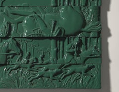 21st Century Italy, Green Panel, Ceramica Gatti, Designer A. Anastasio