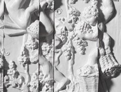 21st Century Italy, Harvest White Panel, Ceramica Gatti, Designer A. Anastasio