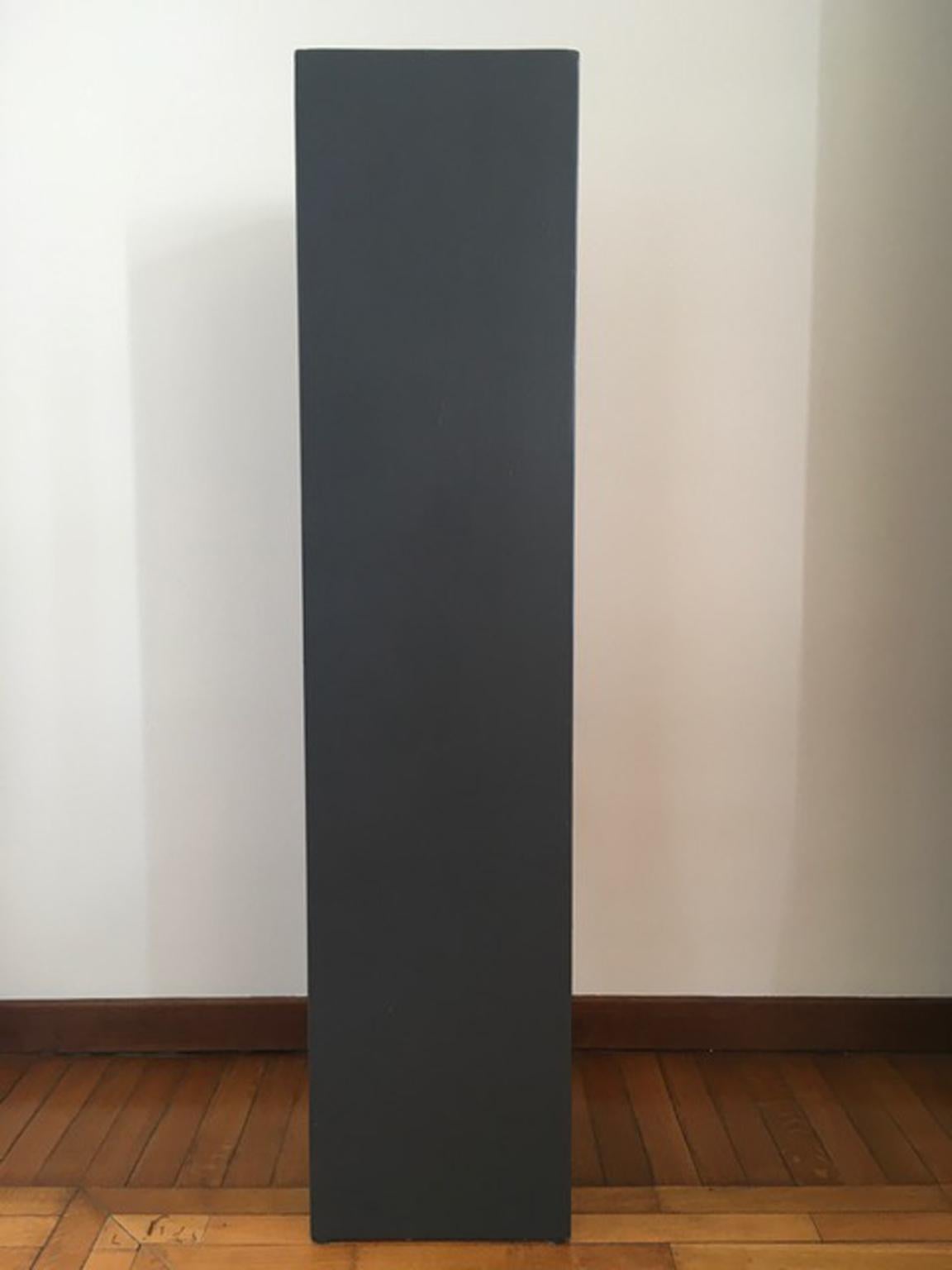 Contemporary 21st Century Italy Wooden Grey Lacquered Column For Sale