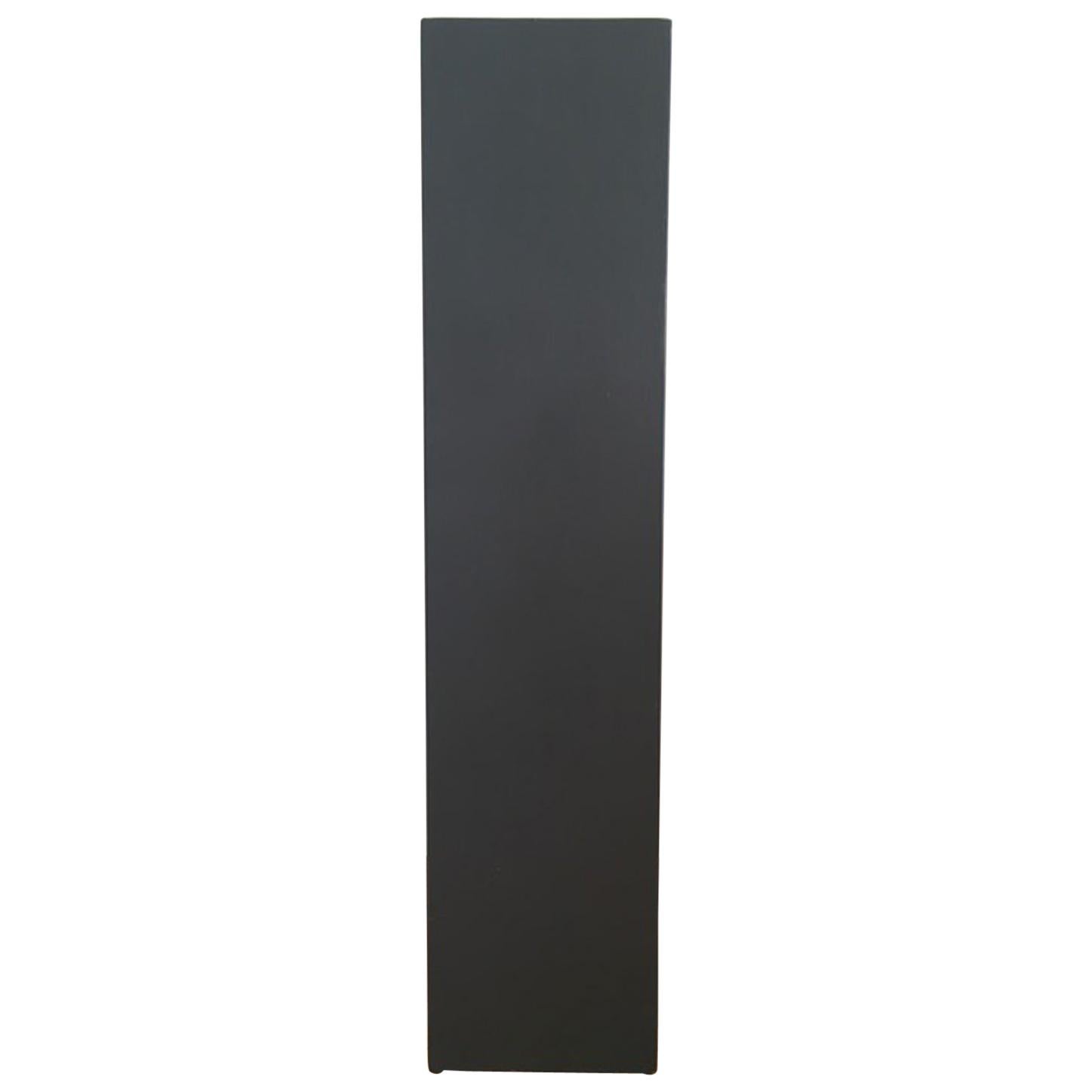 21st Century Italy Wooden Grey Lacquered Column For Sale