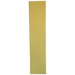 21st Century Italy Wooden Yellow Lacquered Column