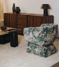 21st Century Jacaranda Sideboard, in Stained Oak Wood, by Duistt