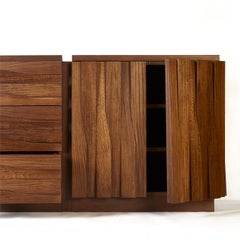 21st Century Jacaranda Sideboard, in Stained Oak Wood, by Duistt