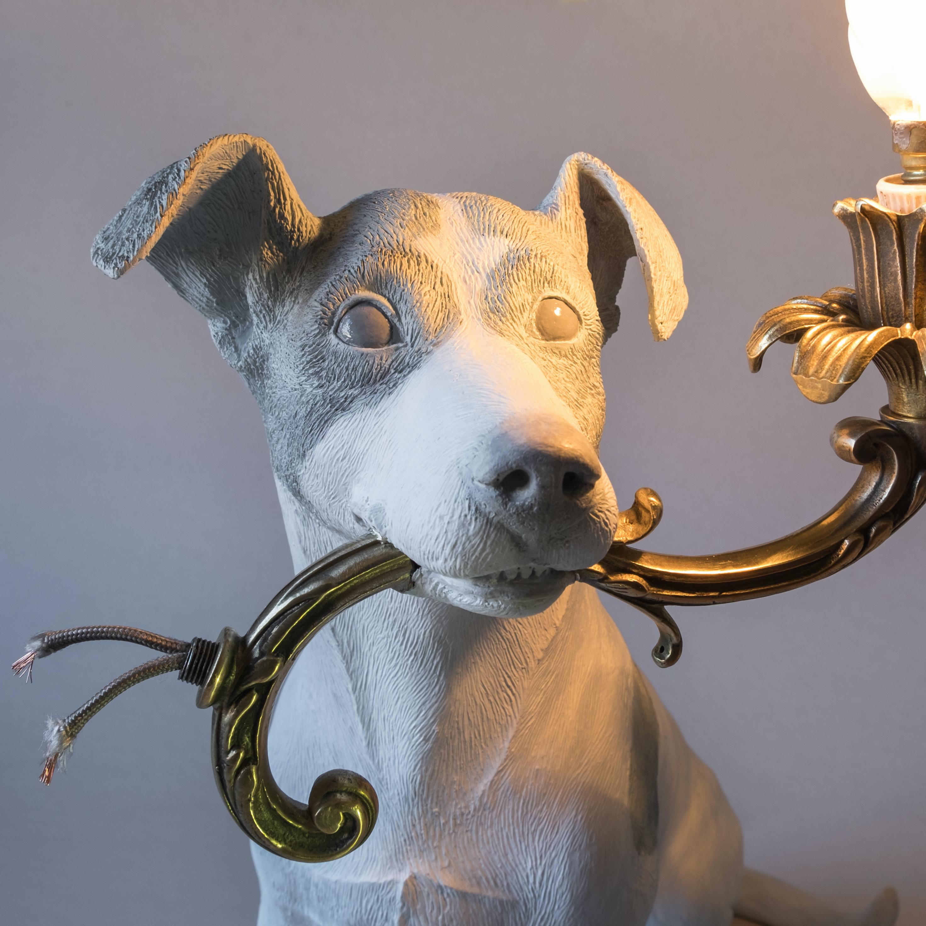 bull terrier lamp