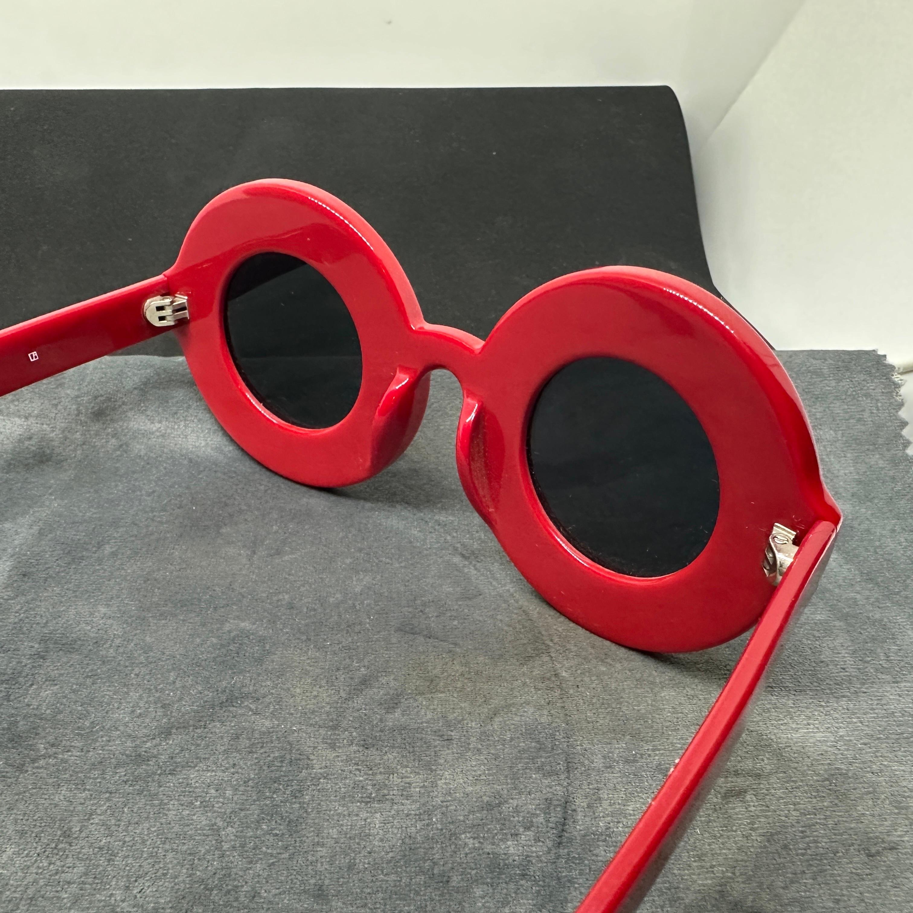 21st Century Japanese  Old Telephone Design Oversized Sunglasses by Yazbukey 2