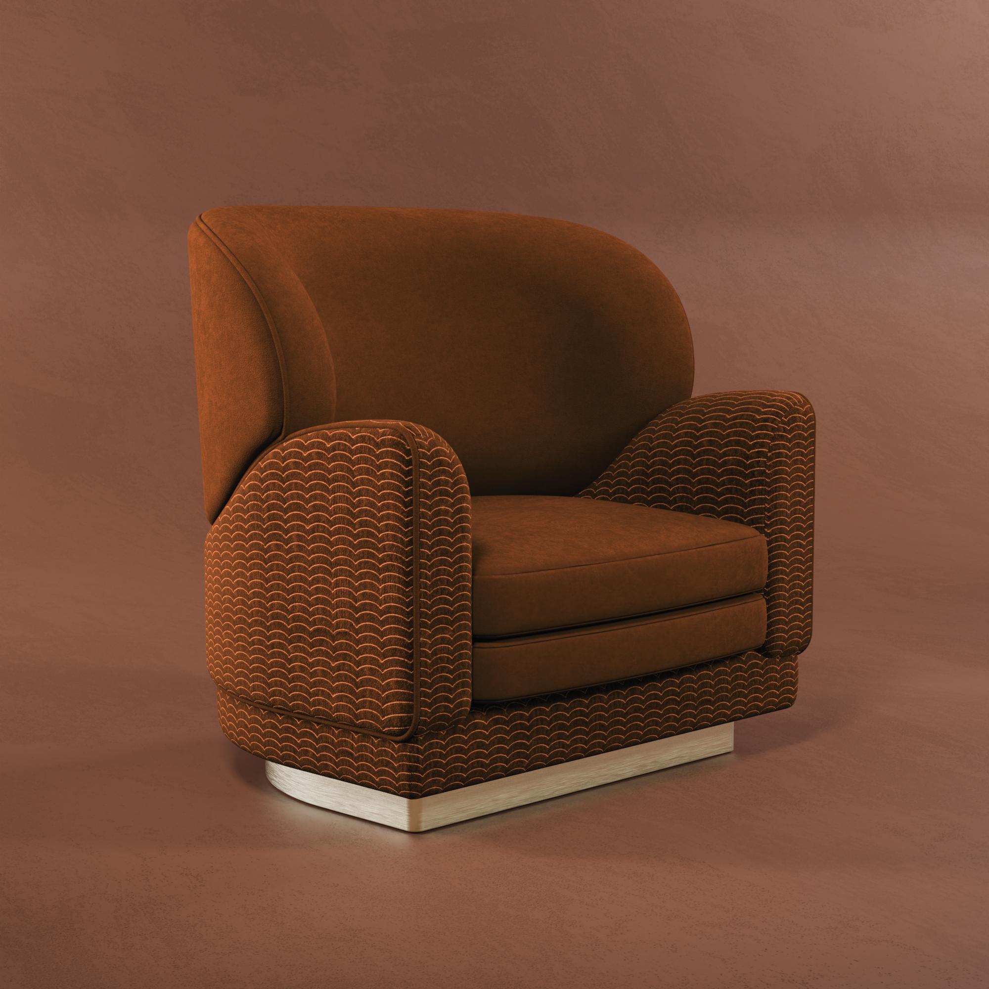 21st Century Jayne Armchair Dedar Wood Handmade in Portugal by Ottiu For Sale 2