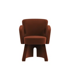 21st Century Jersey Dining Chair Leather by Porus Studio