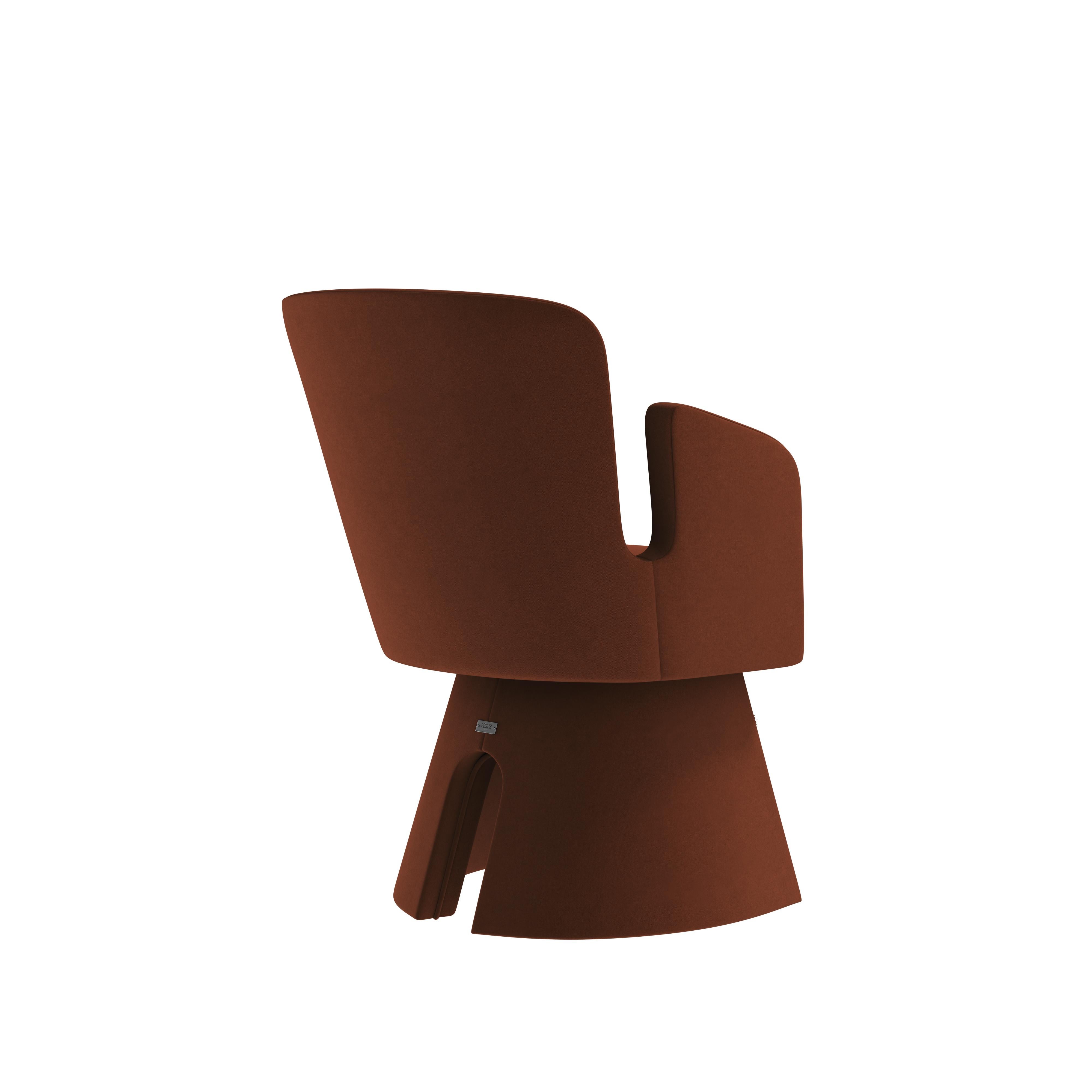21st Century Jersey Dining Chair Leather by Porus Studio For Sale 1