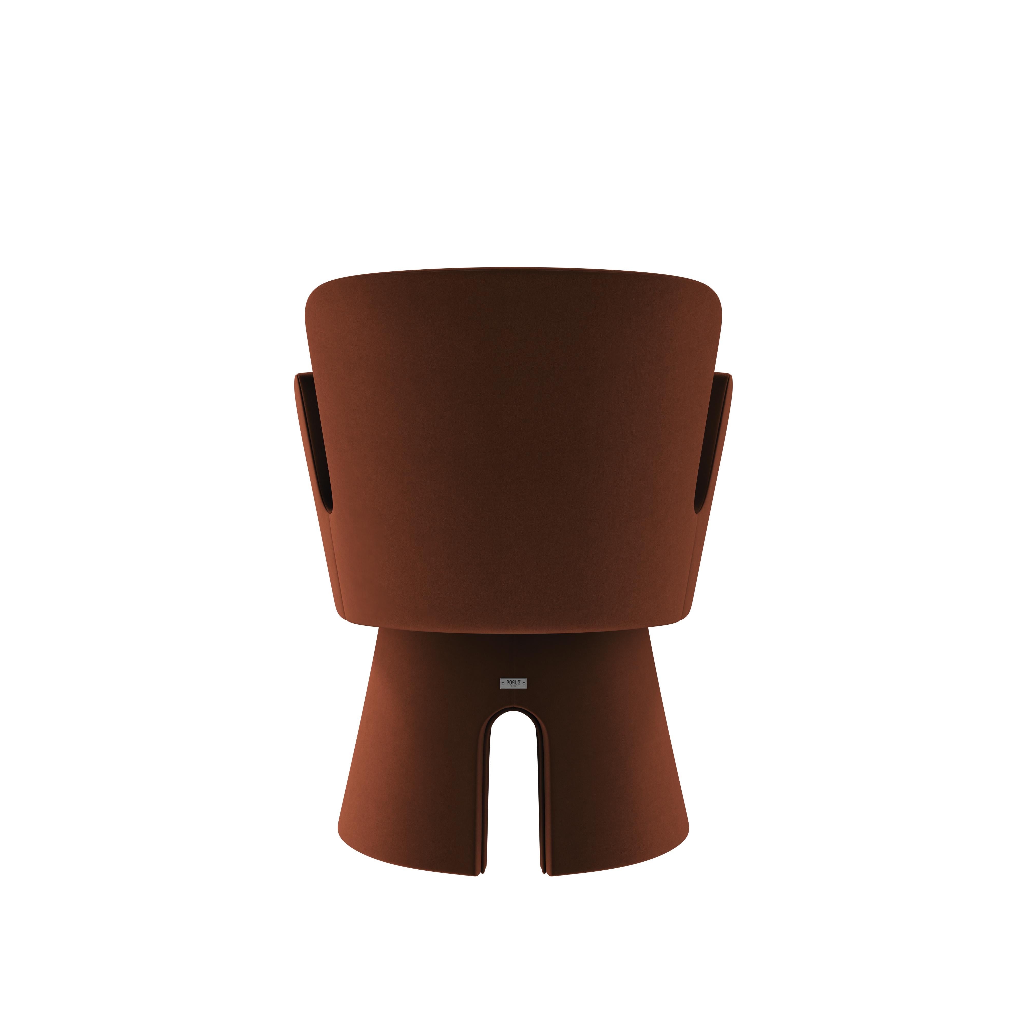 21st Century Jersey Dining Chair Leather by Porus Studio For Sale 2