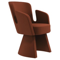 21st Century Jersey Dining Chair Leather by Porus Studio