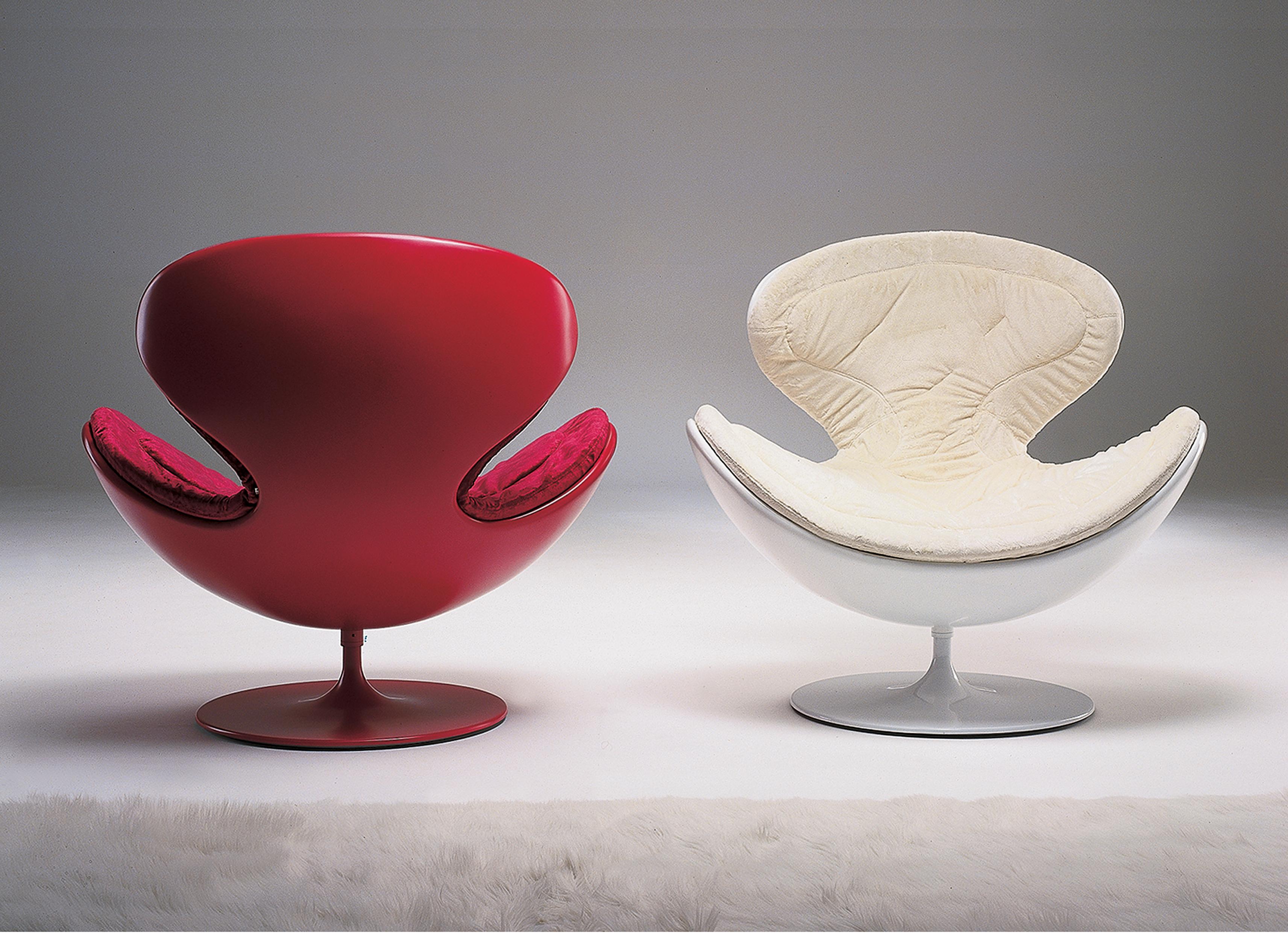 Moderne Fauteuil pivotant Jetsons de G.Berchicci pour Giovannetti Collezioni, neuf sur commande en vente