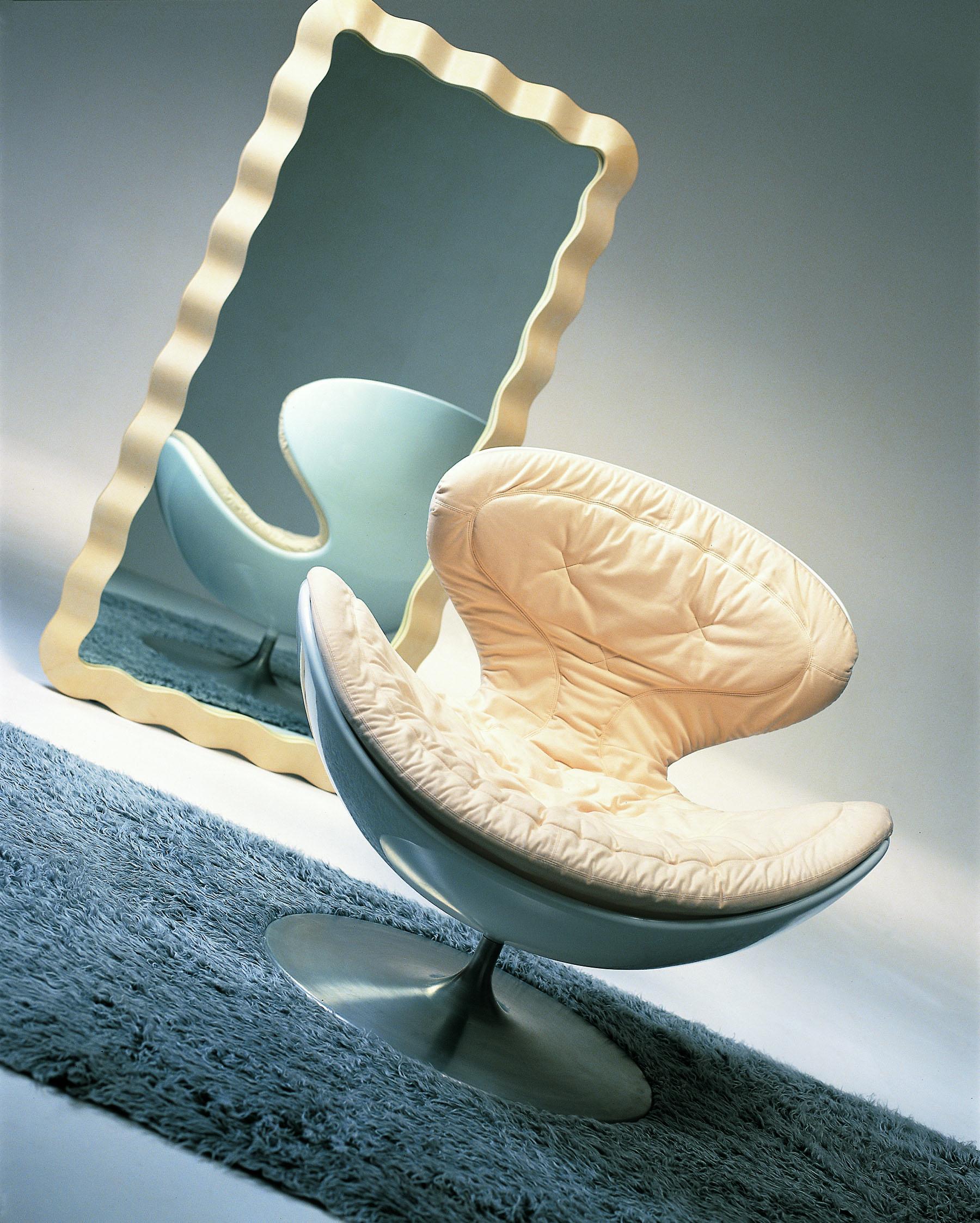 Modern Jetsons Swivel Armchair G.Berchicci for Giovannetti Collezioni New Made to Order For Sale