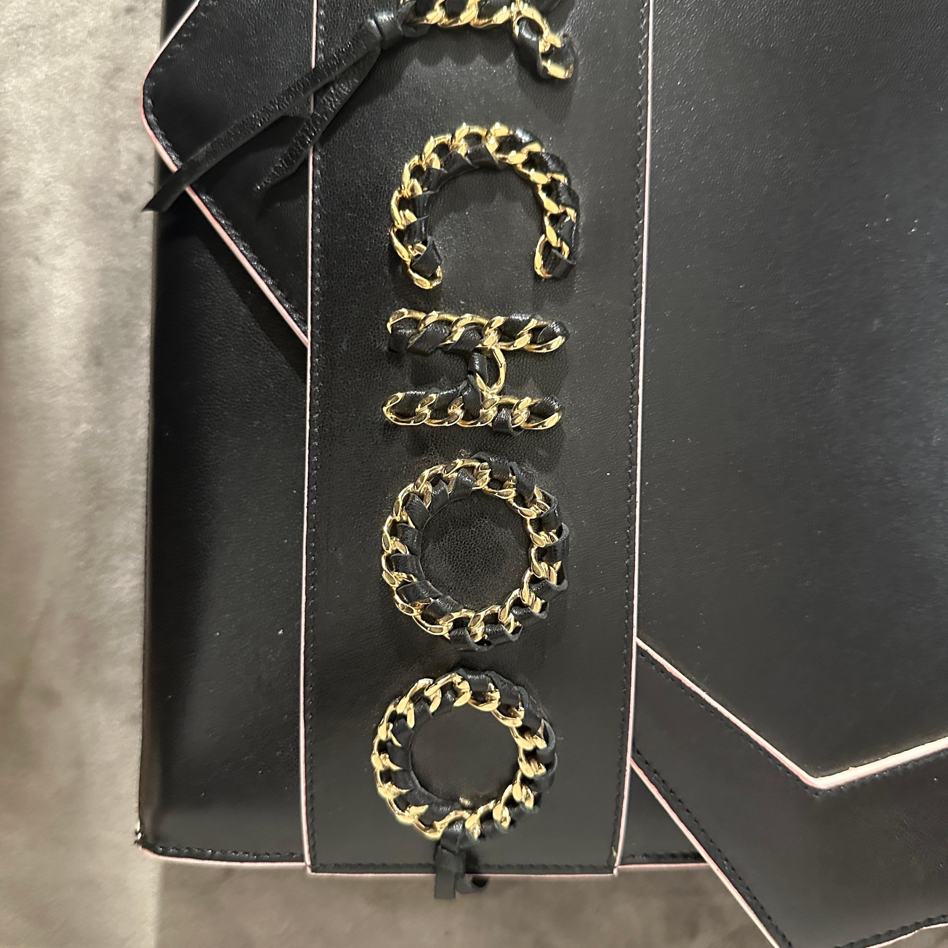 21st Century Jimmy Choo Black Leather Crossbody Bag For Sale 6