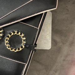 21st Century Jimmy Choo Black Leather Crossbody Bag