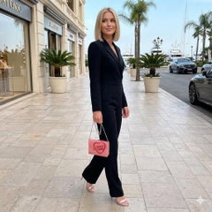 21st Century Jimmy Choo  Pink Heart Acrylic Clutch Bag