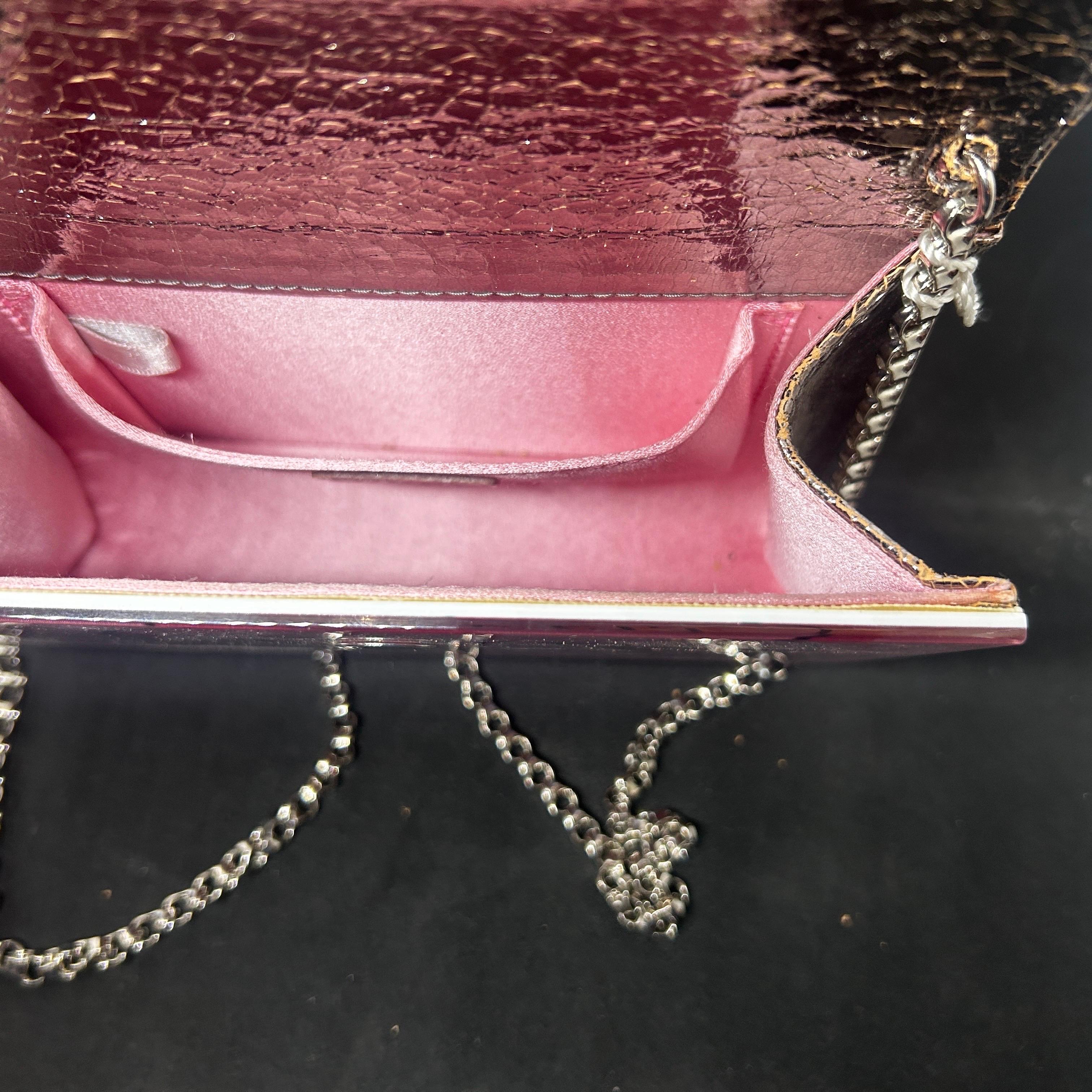 21st Century Jimmy Choo  Pink Heart Acrylic Clutch Bag For Sale 4