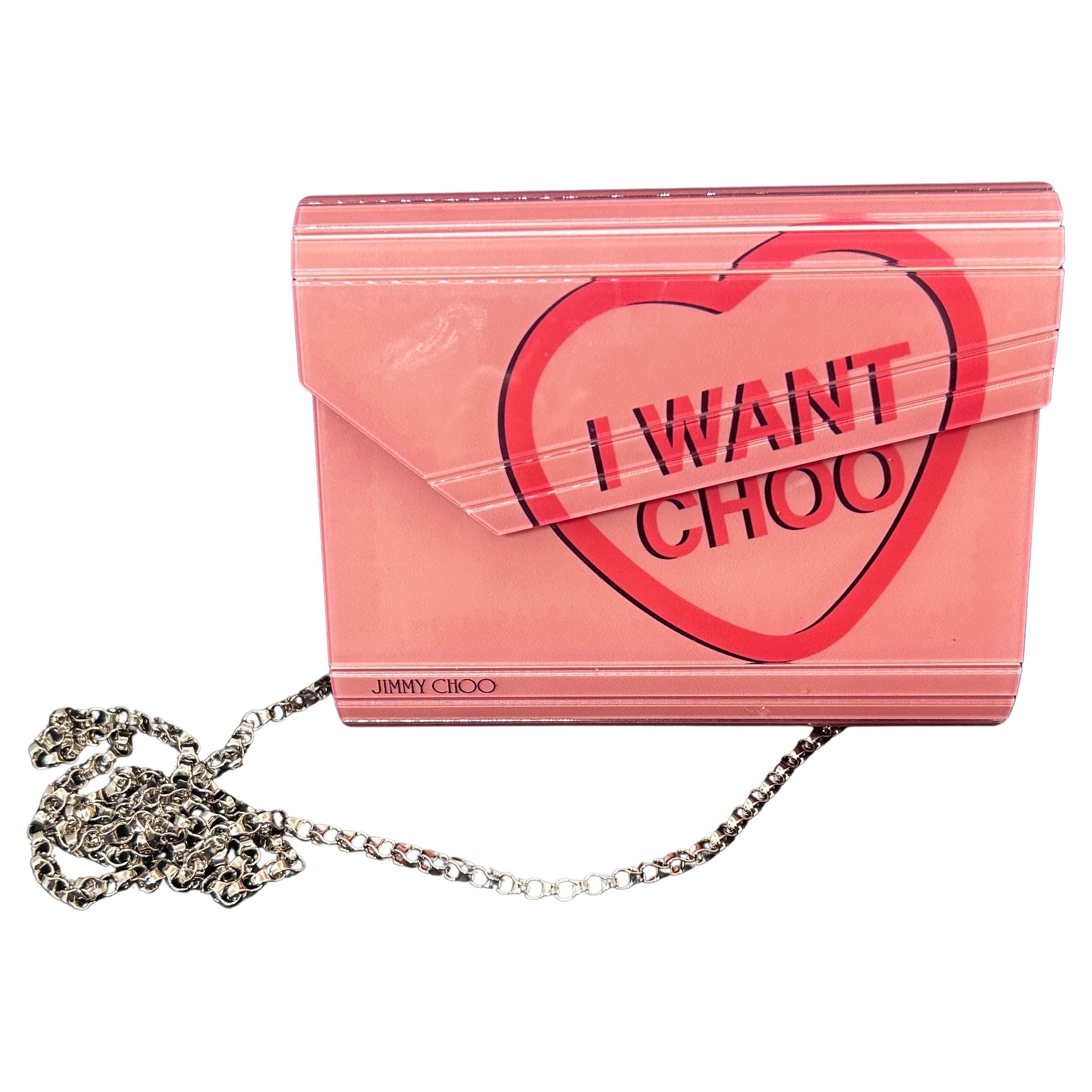 Jimmy choo pink purse hotsell