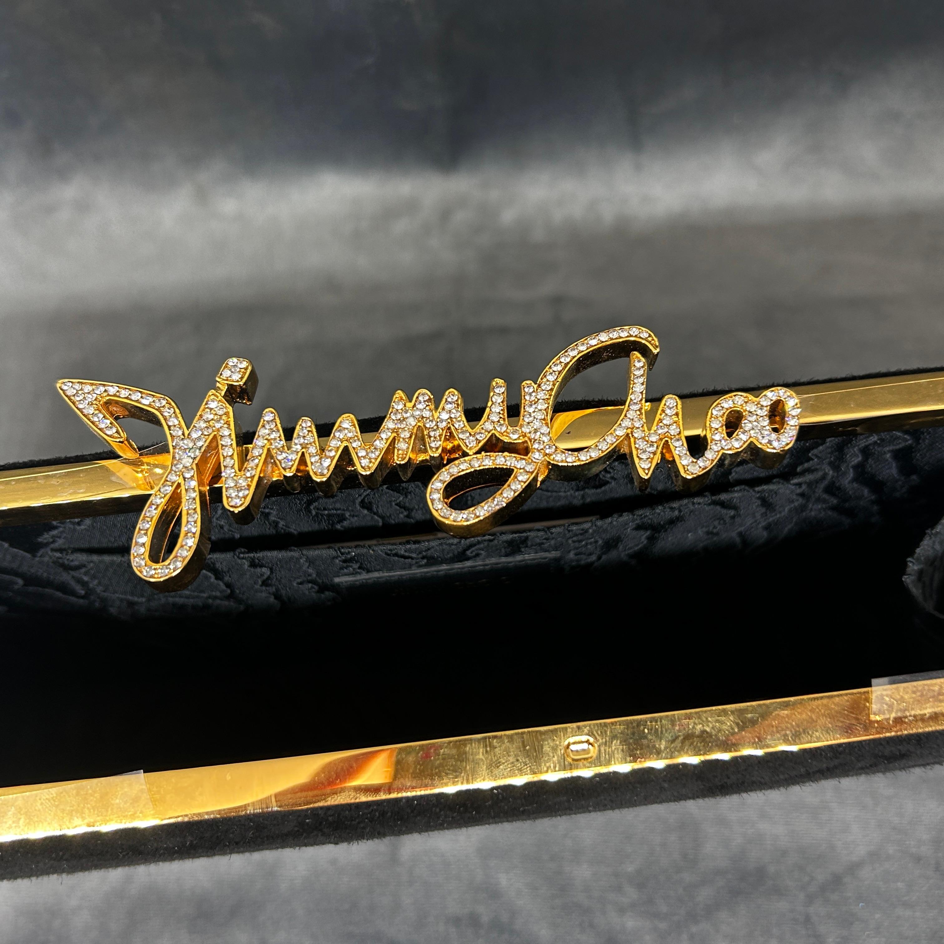 21st Century Jimmy Choo Red Carpet Jewel Clutch Bag For Sale 3