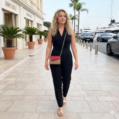 21st Century Jimmy Choo Sparkling Pink and Silver Clutch Bag