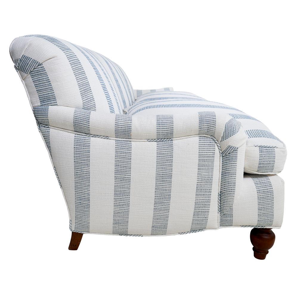 21st Century Jonas Sofa Newly Upholstered in Schumacher Fabric 1