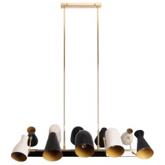 21st Century Jordaan Suspension Lamp Brass Aluminium by Creativemary
