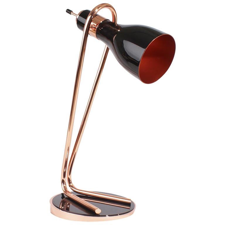 Lampe de bureau Jordaan du 21e siècle en aluminium et laiton par Creativemary