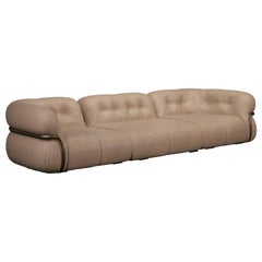 21st Century Joshua Modular Sofa 3 Seats Genuine Leather
