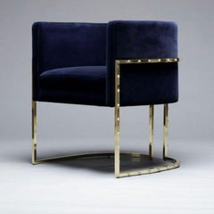 Silla Julius Siglo XXI Latón Tachonado, de Duistt