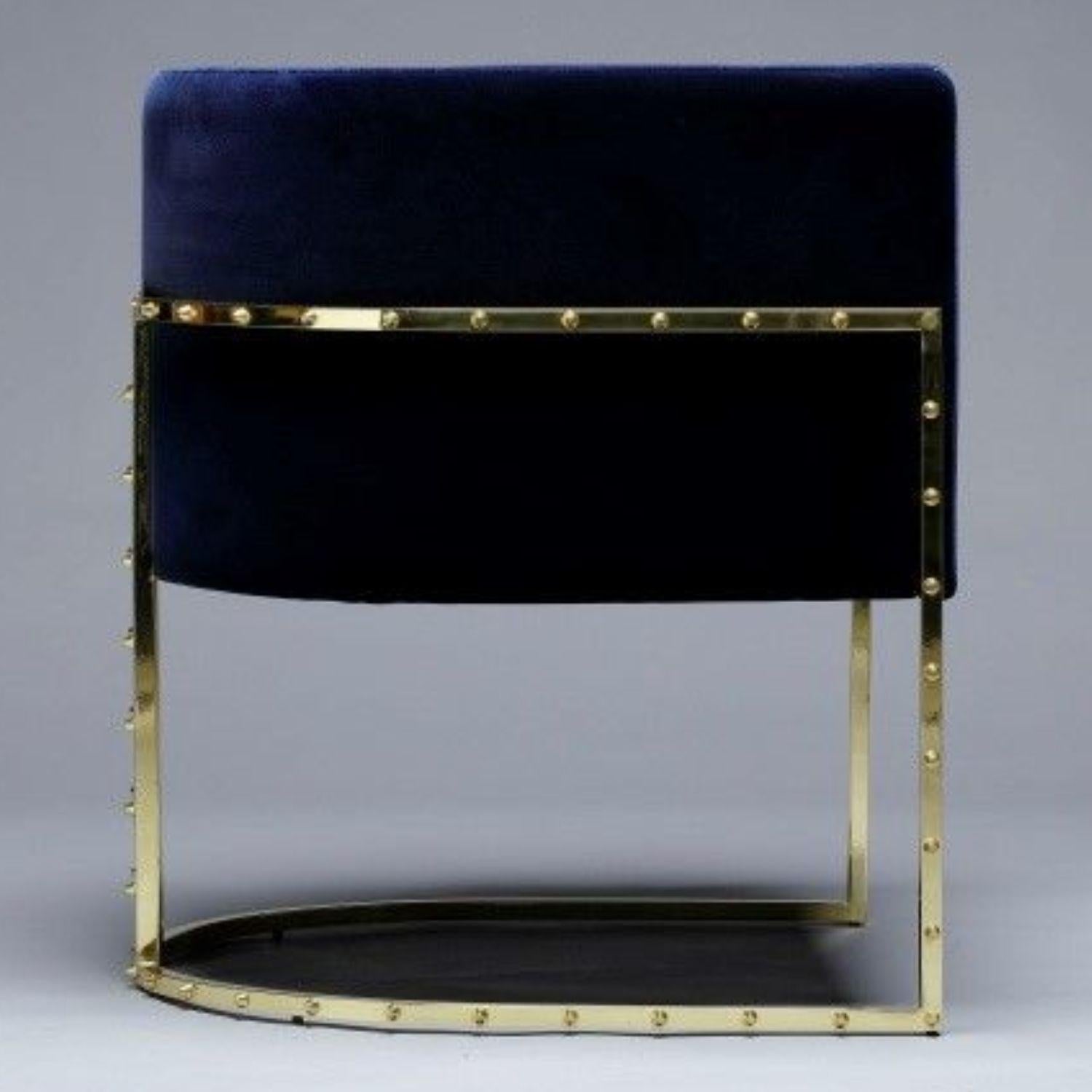 Silla Julius Siglo XXI Latón Tachonado, de Duistt en Nuevo estado para la venta en Leça da Palmeira, PT