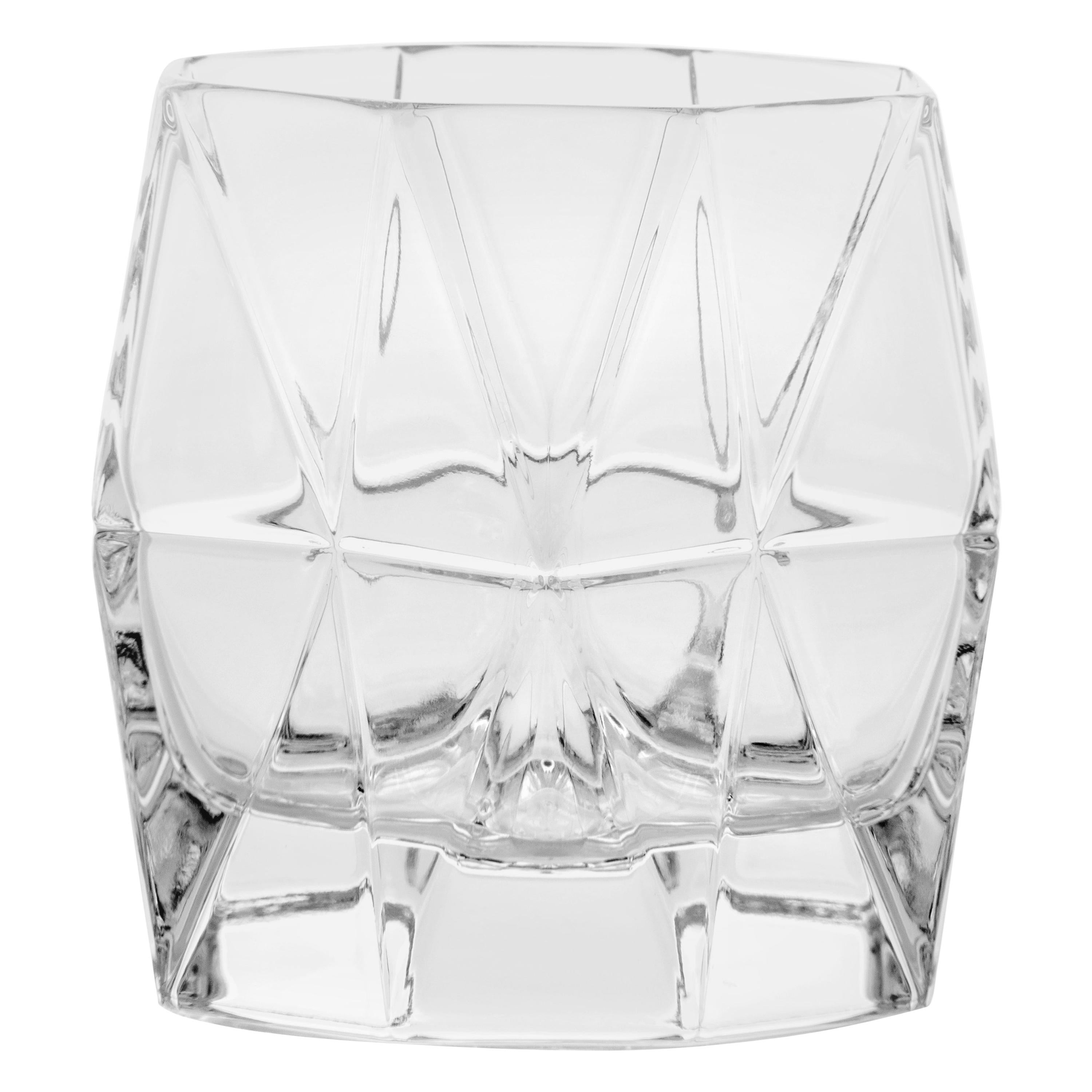 21st Century Karim Rashid Handmade Crystal Transparent Glasses