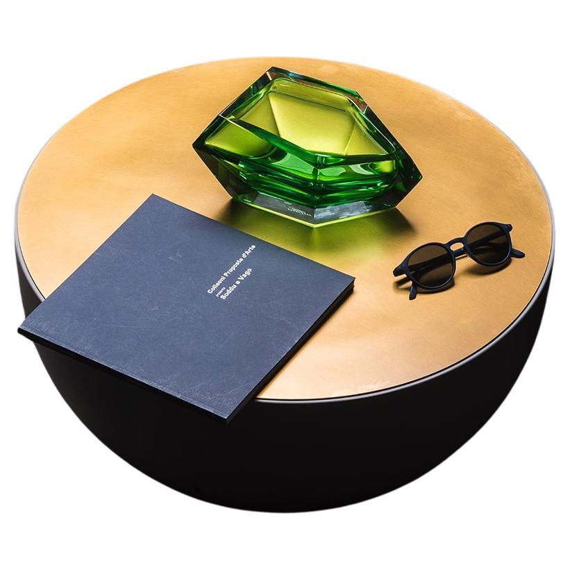 Siglo XXI Karim Rashid Cuenco pequeño de cristal de Murano verde esmeralda en venta