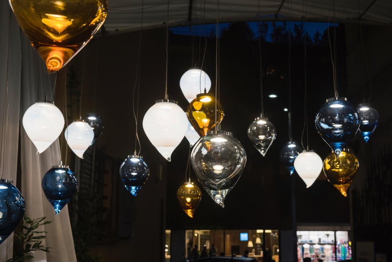 21st Century Karim Rashid Suspension Lamp Murano Glass Various Colors For Sale 6