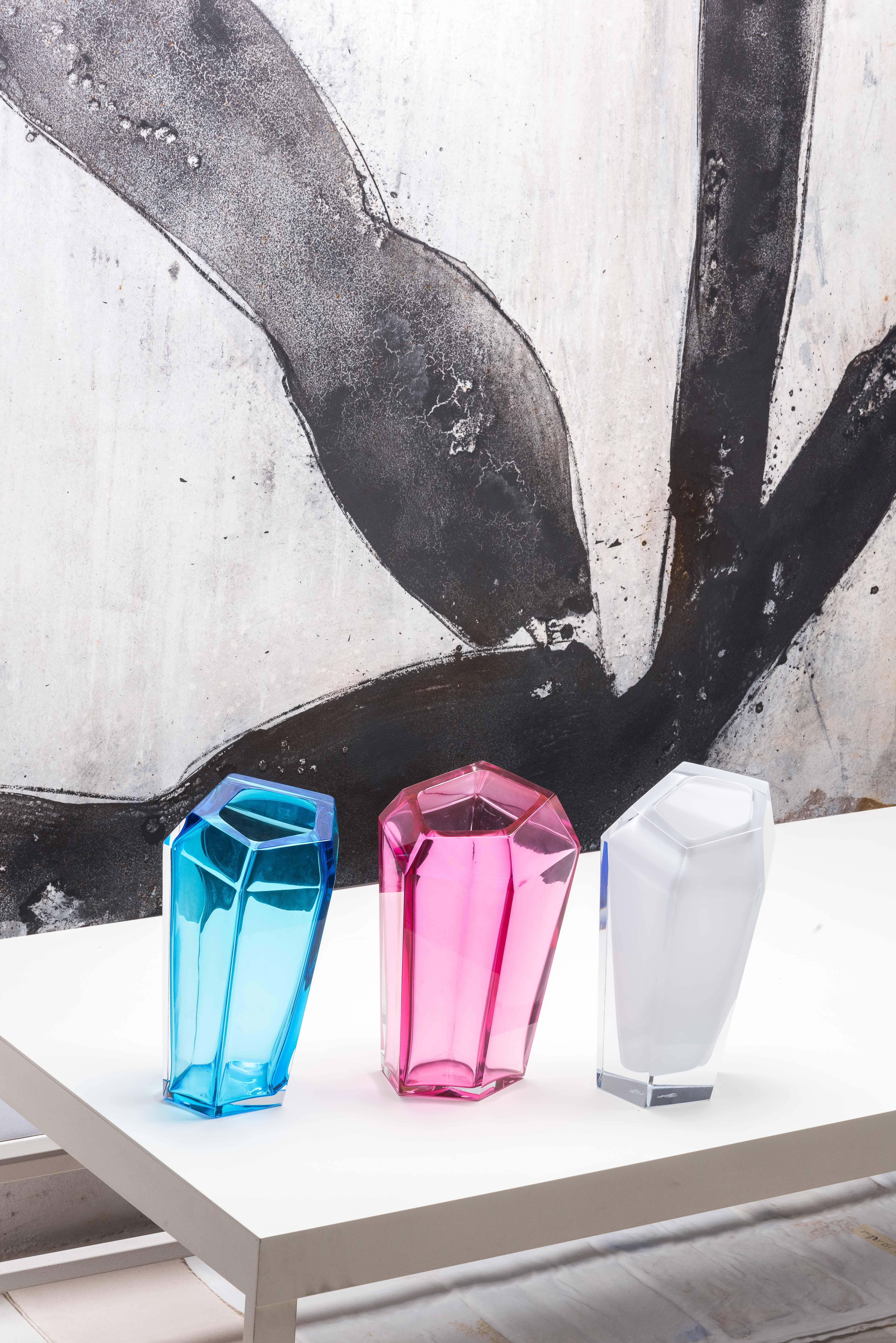 21st Century Karim Rashid Vase Murano Glass Various Colors For Sale 2