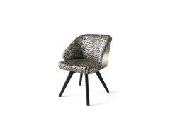 21st Century Key West Chair in Silk Satin by Roberto Cavalli Home Interiors
